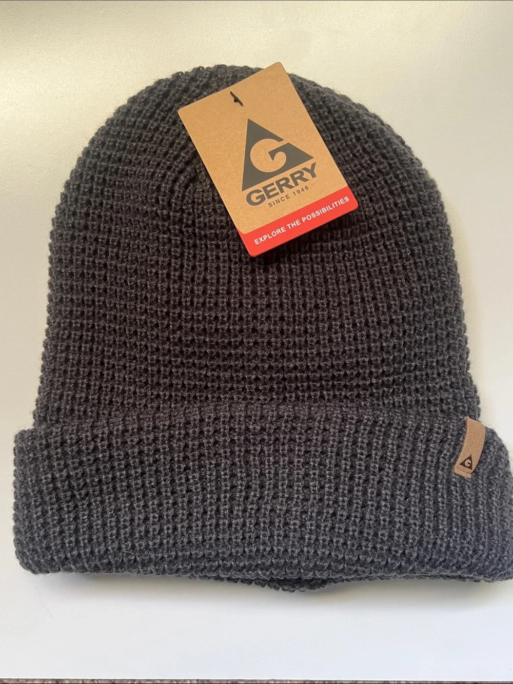 Thermal Beanie Fur Lined Gray Gerry NWT
